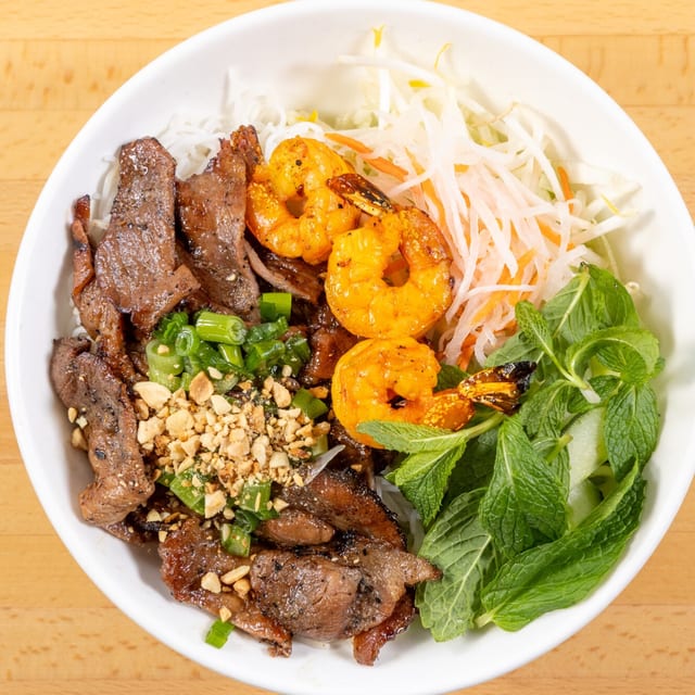 B2. Bún Tom, Thit Nuong.